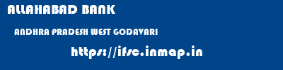 ALLAHABAD BANK  ANDHRA PRADESH WEST GODAVARI    ifsc code
